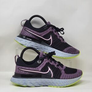 Nike React Infinity Run Flyknit 2 Violet Running Women Size Multi CT2423-500 New